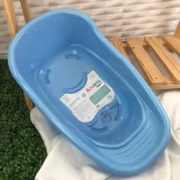 Banheira Para Bebê 20 Litros Sólida Resistente Infantil Anatômica (Azul)
