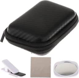 UGPLM Selfie smartphone câmera traseira espelho clipe telefone selfie ferramenta presente para amantes da fotografia portátil para vlog foto vídeo selfie, branco