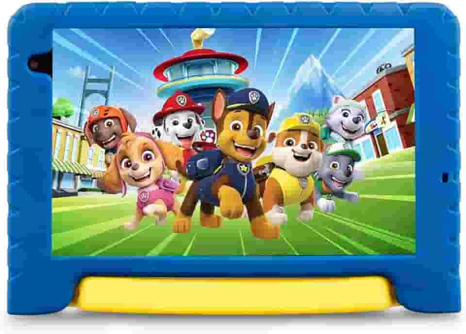 Tablet Infantil Patrulha Canina 8" Wi-Fi 6GB RAM 64GB Android 13 Octa-Core com Capa Resistente, Controle Parental, Câmera Frontal 2MP e Principal 5MP Multi - NB440