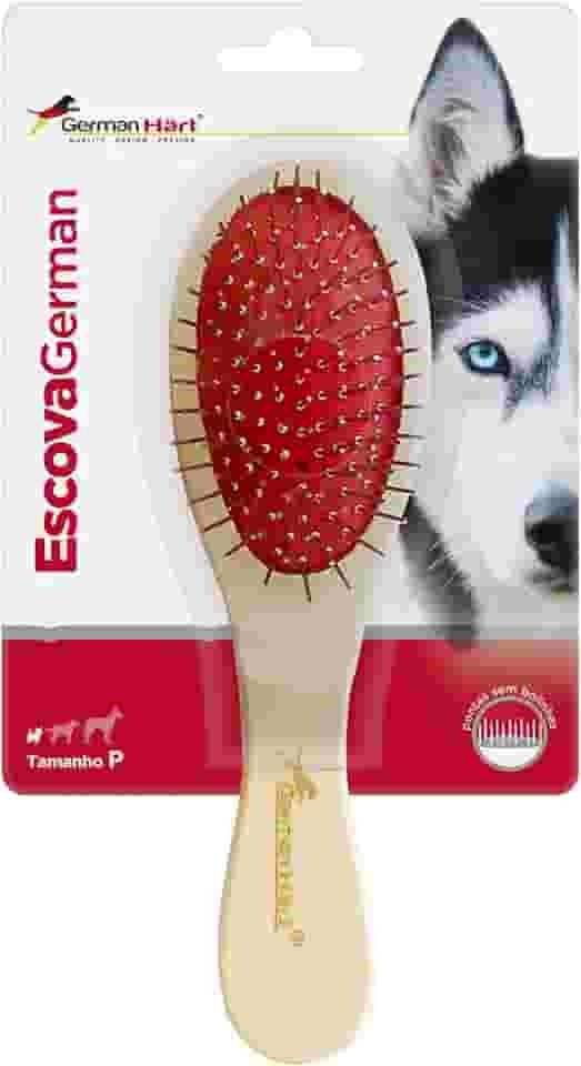 Escova Sem Bolinha P Germanhart para Pets GermanHart para Cães, Madeira, pequeno