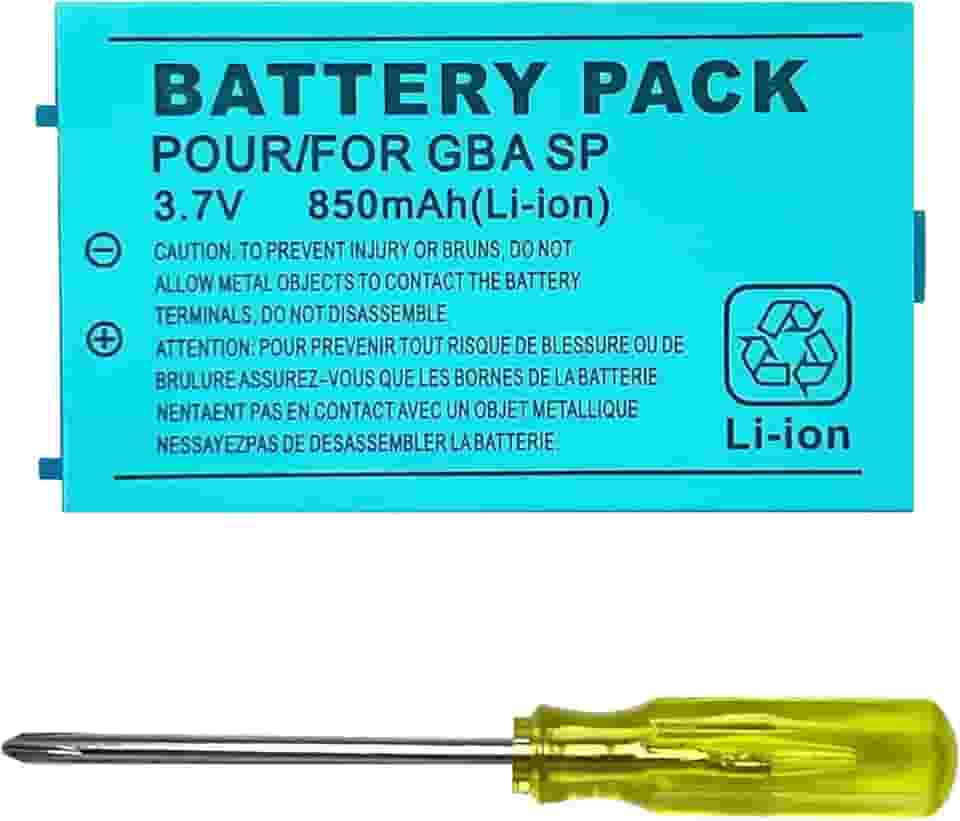 Bateria GBA SP Bateria interna para Nintendo Game Boy Advance SP bateria de 850mAh