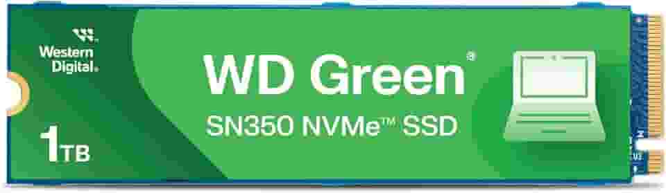 SSD M.2 2280 Western Digital Green SN350 1TB NVME - WDS100T3G0C