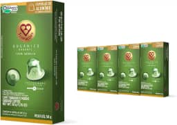 3 Corações Pack Cápsulas de Café Orgânico, Compatíveis com Nespresso, contém 40 un