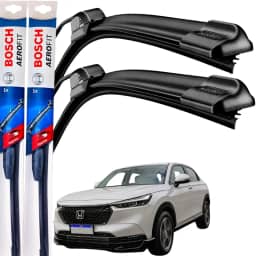 Par Palheta Limpador Parabrisa Dianteiro Silicone Bosch Paleta New HR-V 2023 á→2024