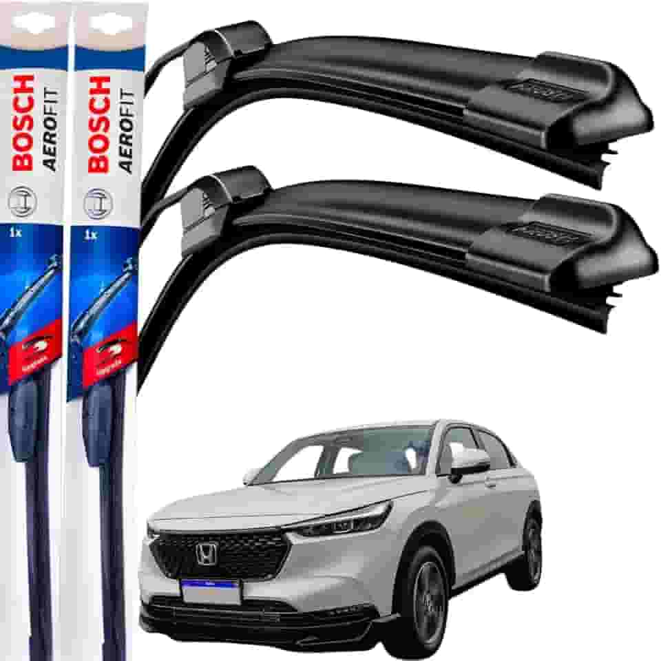 Par Palheta Limpador Parabrisa Dianteiro Silicone Bosch Paleta New HR-V 2023 á→2024