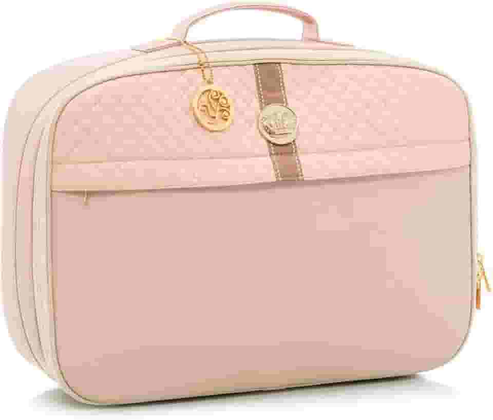 Lequiqui Mala Maternidade Mônaco Rosa