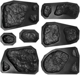 Materiais de Construção, Kit de Molde Pedra Moledo Formas 3d Pedra Moledo Gesso e Cimento Abs 1 Mm