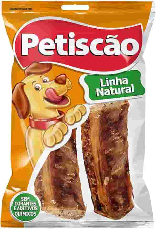 Petisco para Cães Petiscão Osso Defumado Costelinha 2 Unidades