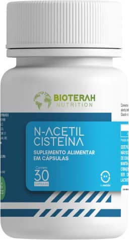 N-Acetil Cisteína 30 Cápsulas BIOTEAH Orginal Suplemento Alimentar Antioxidante Vitaminas