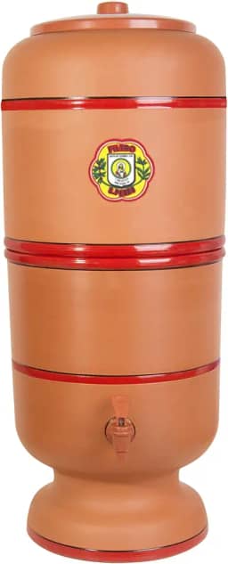 Cerâmica Center Art Filtro de Água São Pedro 4 Litros com Boia e Vela Tripla Ação
