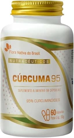Cúrcuma 95% de curcumina 60 cápsulas - Flora Nativa
