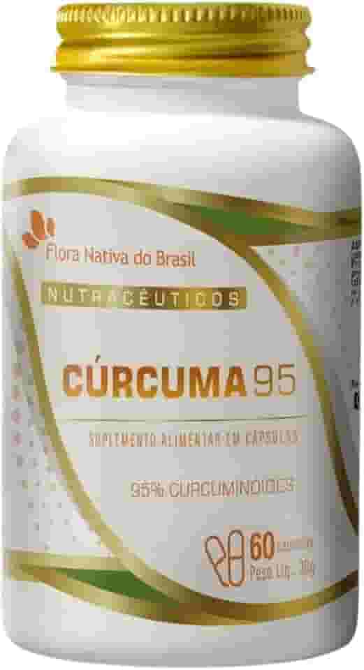 Cúrcuma 95% de curcumina 60 cápsulas - Flora Nativa
