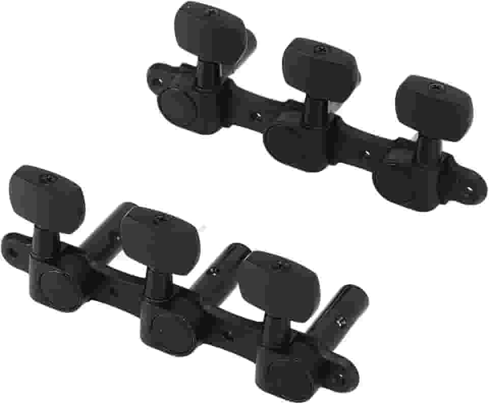 Cabeças de Máquina de Afinador de Guitarra Acústica, 2 Peças, Afinador de Guitarra Clássica Triplo Fechado, Metal Durável para Luthier para Reparo