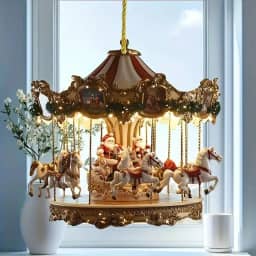 Enfeites de Natal de acrílico para pendurar em árvores, decoração de casa e presentes – decorações de Natal leves e duráveis com estampas vívidas