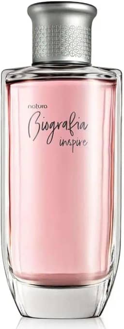 Biografia Inspire, Perfume Feminino Floral Rosa, Fragrância em Frasco de Vidro, 100ml