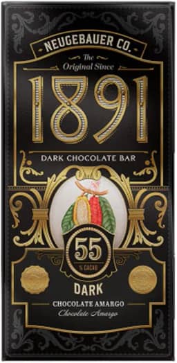 Chocolate Neugebauer 1891 Dark 55% Cacau Chocolate Amargo 90g
