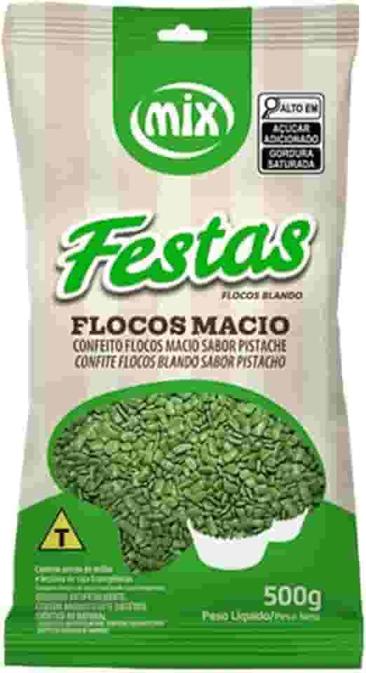 Confeito Granulado Sabor Pistache Realça Cor e Sabor 500g Mix