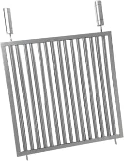 Grelha Uruguaia Parrilla Premium Em Inox Reforçada (40x50)