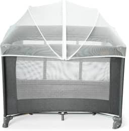MaxiBaby Berço Portátil Infantil Cercado 0-15kg Lazy Grafite