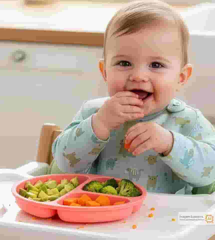 Prato em Silicone com Divisória e Ventosa Twibex (Rosa)