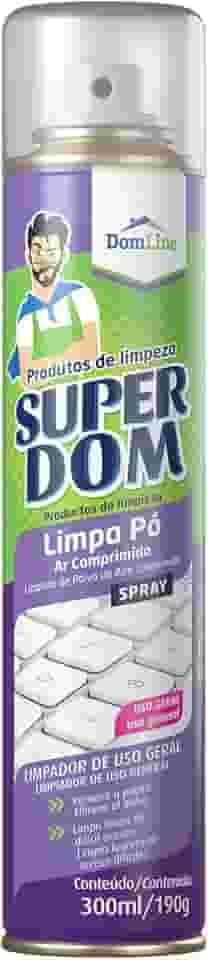 Dom Line Limpa Pó, DomLine, Ar Comprimido, Aerosol, 300 ml, Incolor