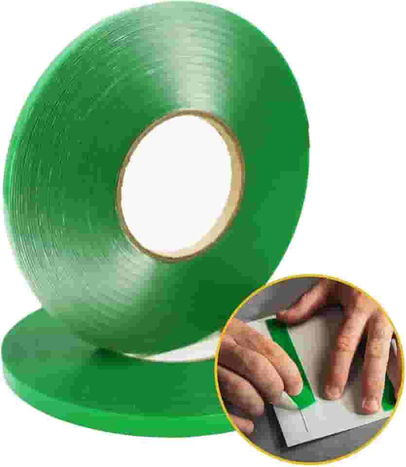 NEOBRASIL - Fita 8010 Dupla Face Massa Acrílica - Fita Adesiva Transparente Ultra Resistente, Alta Durabilidade, Fácil Adesão, Fixação Extrema, Adaptável a Superfícies - 1mm Espessura - 5mm X 20m