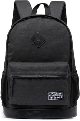 Mochila Cavalera Masculina Original Reforçada Preta