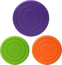 Disco Voador para Cães, Frisbee de Plástico Resistente, Roxo