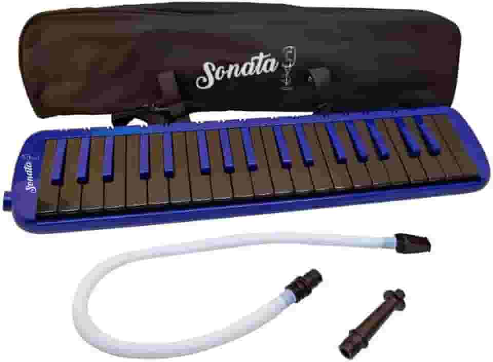 Escaleta SONATA 37 Teclas Profissional + Bag (AZUL)