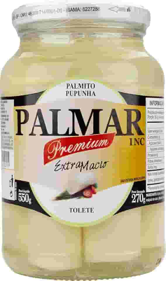 Palmito de Pupunha Tolete Inteiro 270 gr - PALMAR