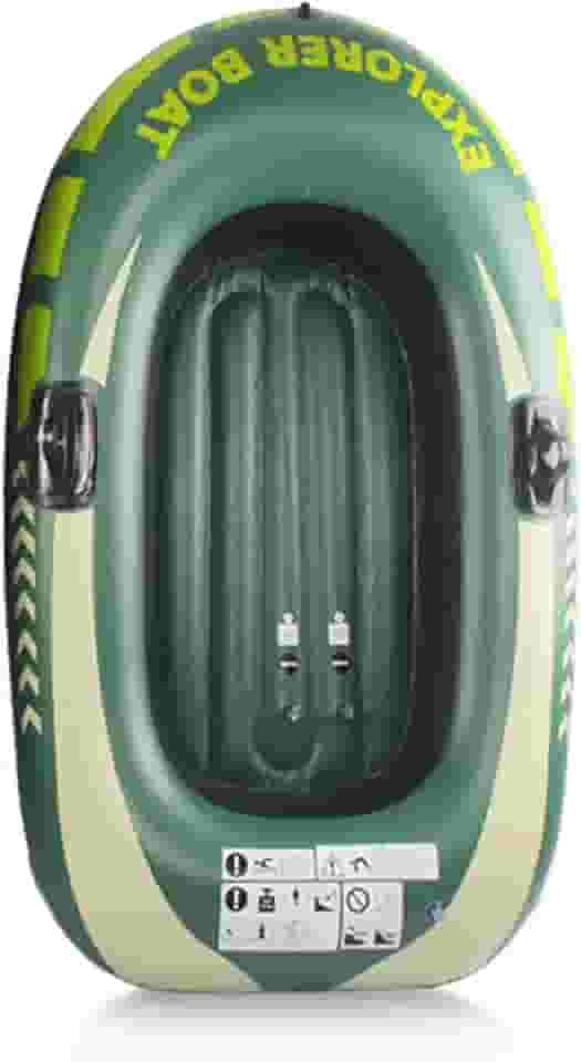 Vifaleno Barco Inflável Barco de Pesca Diversão de Verão Barco Canoa Caiaque para Uma Pessoa