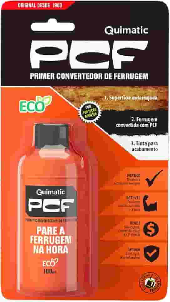 PCF Fundo Convertedor de Ferrugem 100 mL Quimatic Tapmatic