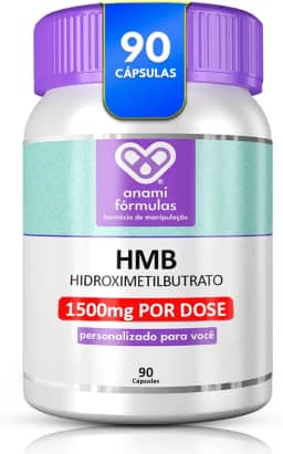 Hmb 1500mg Anti-catabólico | 90 Cápsulas - Anami