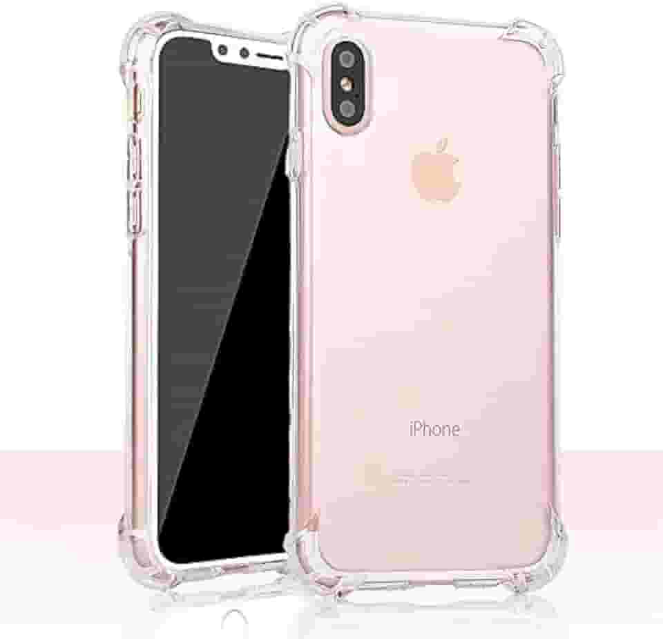 USTIYA Capa para iPhone Xs/iPhone X 5.8' Case Protetora anti-impacto Transparente Acessórios
