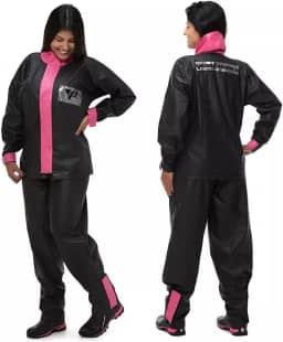 Capa de Chuva Para Motoqueiro Feminina Pvc Impermeavel Pantaneiro G Com detalhes rosa