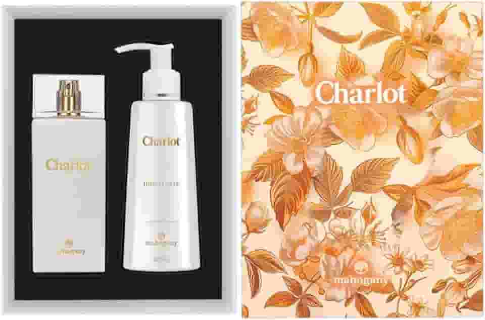 Kit Charlot Mahogany, Perfume 100ml + Hidratante 200ml