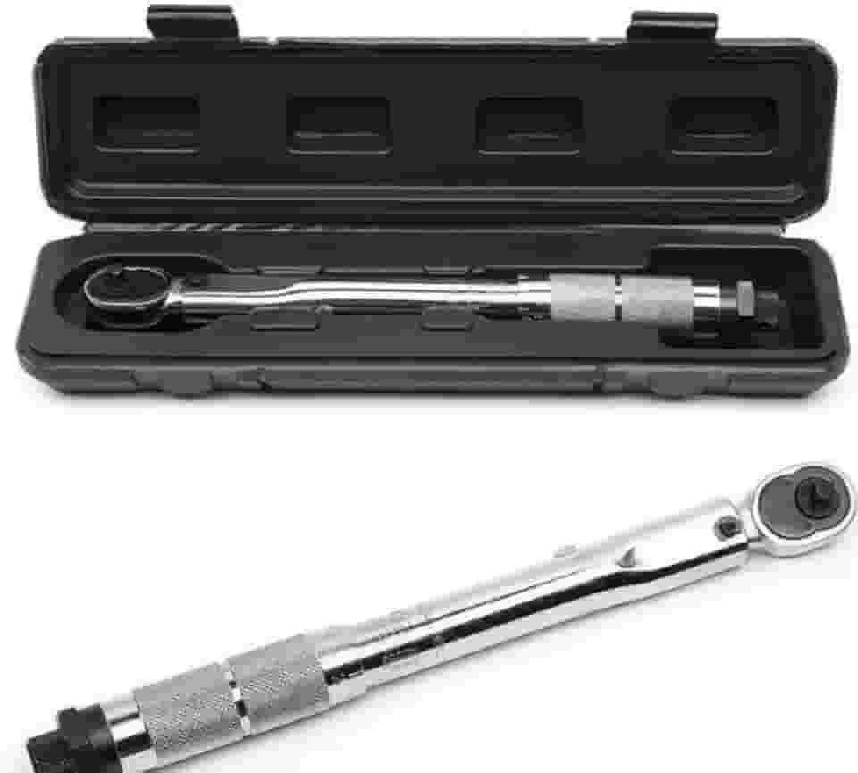 TORQUIMETRO DE ESTALO MINI P/SOQUETE 1/4 5-25 NM 0,5KG A 2,5KG