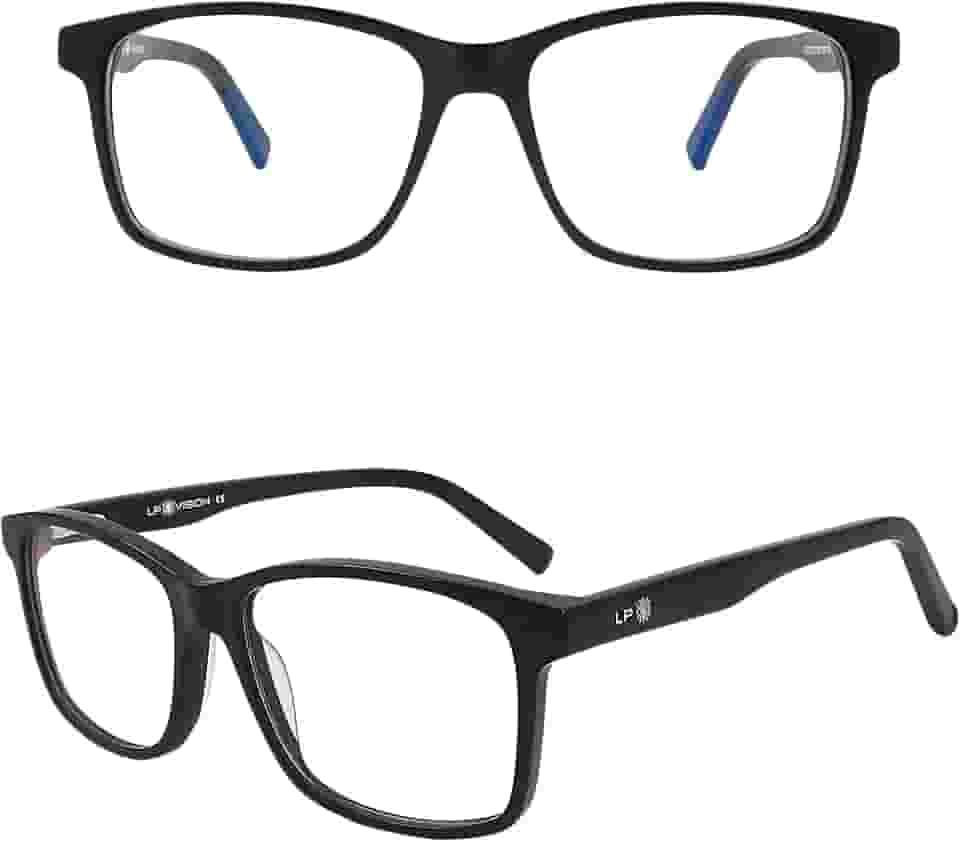 LP Vision - Óculos Gamer Com Filtro Bloqueador de Luz Azul - Computador & Celular - Preto