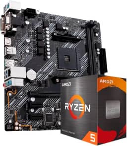 Kit Upgrade AMD Ryzen 5 5500 Placa Mãe A520M DDR4