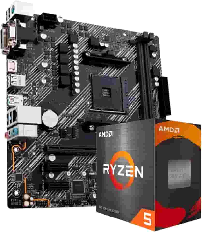 Kit Upgrade AMD Ryzen 5 5500 Placa Mãe A520M DDR4