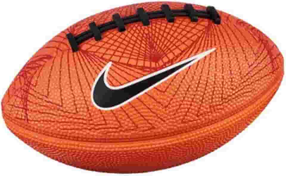 Bola de Futebol Americano Nike 500 Mini 4.0 FB 5 - Laranja com Preta