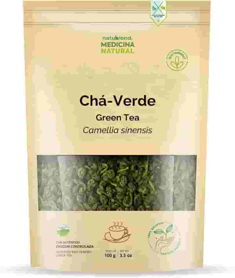 Chá Verde Autêntico, Importado, Medicina Natural, 100g