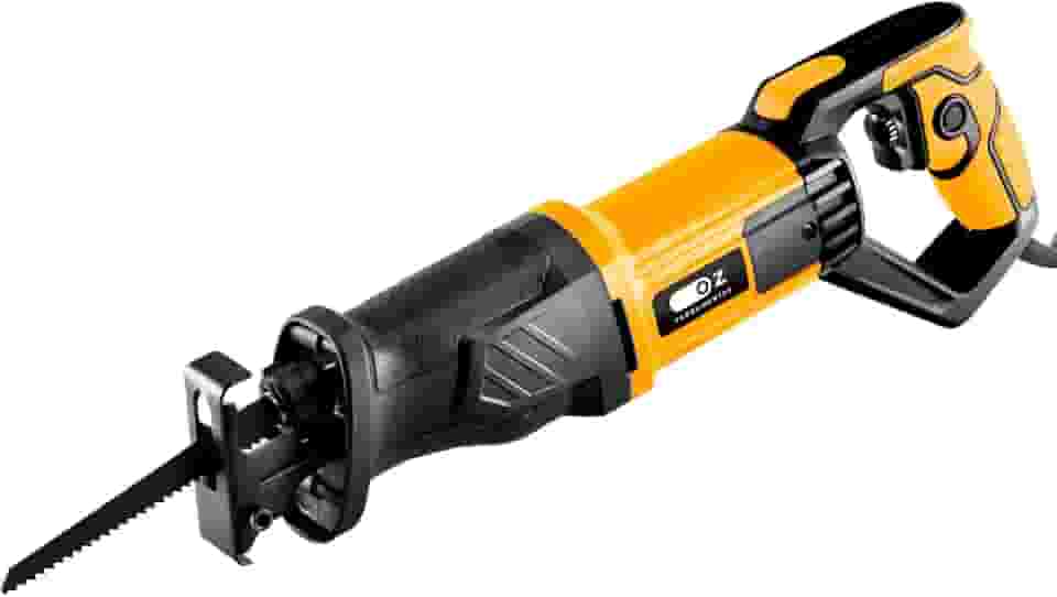 Serra Sabre Elétrica Profissional OZ SS1200 – 1100W, 2800 RPM, Corta Madeira, Metal, Osso e Lata, Curso 20mm (110V)