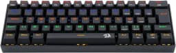 Redragon TECLADO GAMER MECANICO LAKSHMI RAINBOW PRETO SWITCH MARROM ABNT2