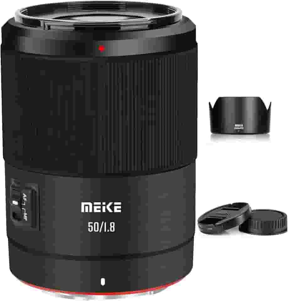 Meike 50mm F1.8 Z-Mount STM Full Frame Auto Focus Prime Portrait Lens para Nikon Z Mount Câmeras Z5 Z6 Z7 Z9 Z6II Z7II Z50 Z30 ZFC com filtro de lente + bolsa de lente