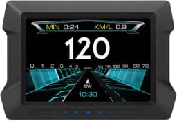 Computador de viagem multifunções P22 Universal Car HUD Head Up Display Medidor de Carro, OBDⅡ Diagnóstico e Medidor de Inclinação Velocímetro Digital Computador de Condução Segura Alarme de Excesso