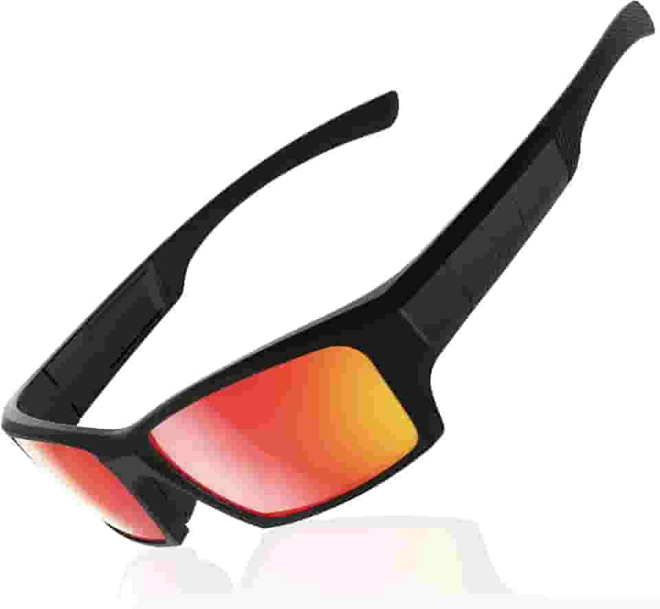 Óculos de sol esportivos polarizados masculinos, proteção UV400, armação leve para ciclismo, condução, pesca