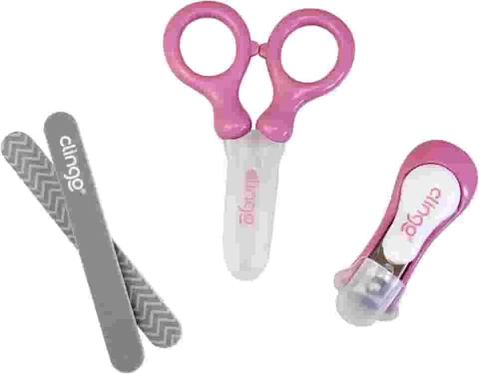 Clingo Kit Manicure Infantil Rosa Rosa