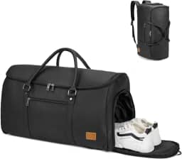 Bolsas de vestuário para viagem, bolsa de mão de mão, bolsa de viagem conversível para homens e mulheres, 4 em 1 para pendurar, mala de viagem, terno