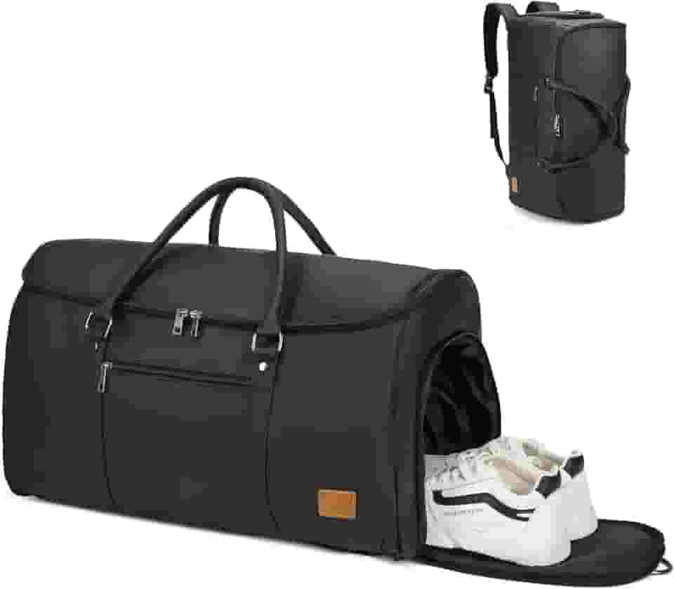 Bolsas de vestuário para viagem, bolsa de mão de mão, bolsa de viagem conversível para homens e mulheres, 4 em 1 para pendurar, mala de viagem, terno